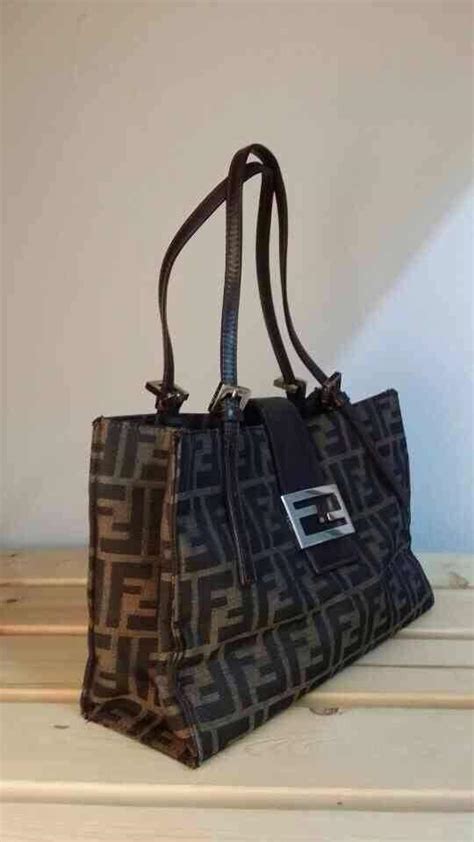 fendi cloth tote bag|authentic Fendi tote.